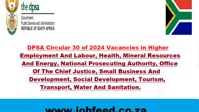 DPSA Circular 30 of 2024