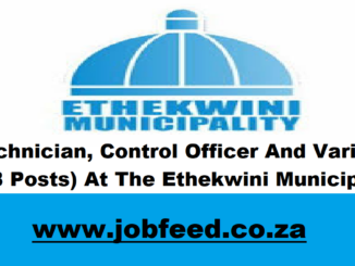 Ethekwini Municipality Vacancies