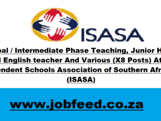 ISASA Vacancies