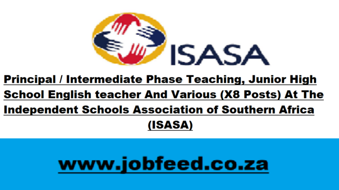 ISASA Vacancies