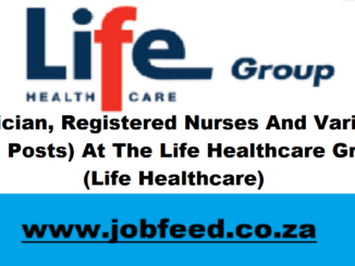 Life Healthcare Vacancies