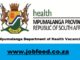 Mpumalanga Department of Health Vacancies