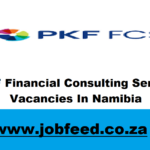 PKF Financial Consulting Services Vacancies In Namibia