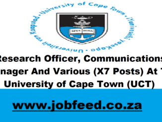 UCT Vacancies