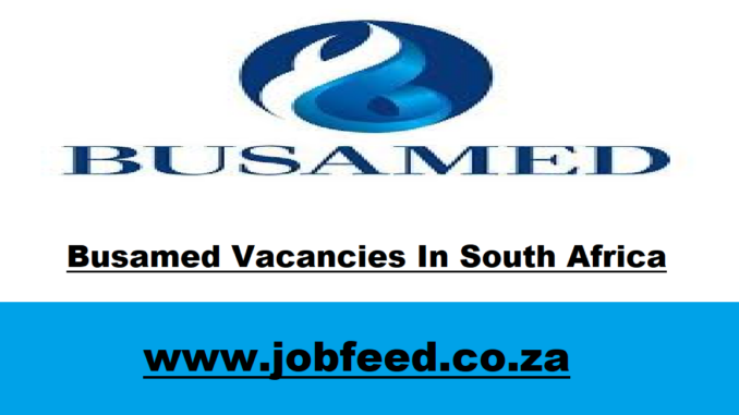 Busamed Vacancies