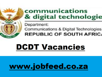 DCDT Vacancies