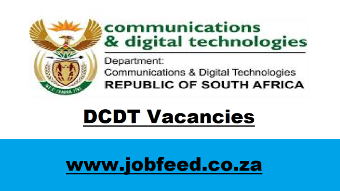 DCDT Vacancies