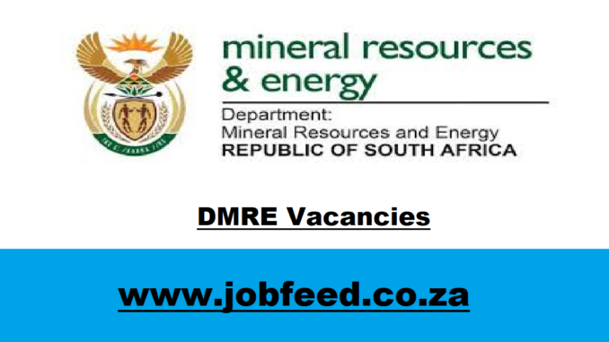 DMRE Vacancies