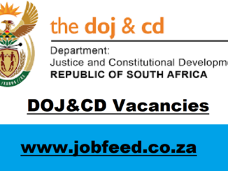 DOJ&CD Vacancies