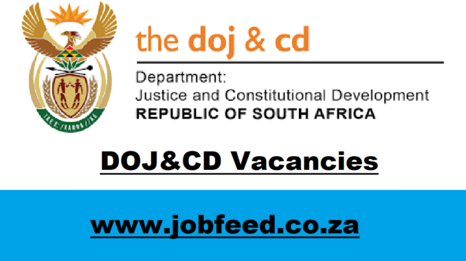 DOJ&CD Vacancies