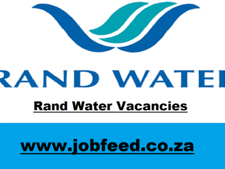 Rand Water Vacancies