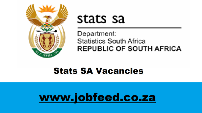 Stats SA Vacancies