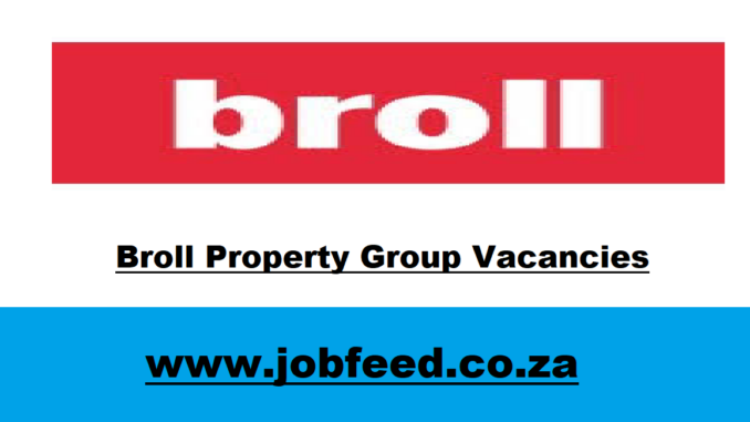 Broll Property Group Vacancies