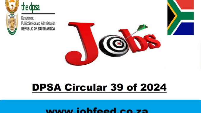 DPSA Circular 39 of 2024