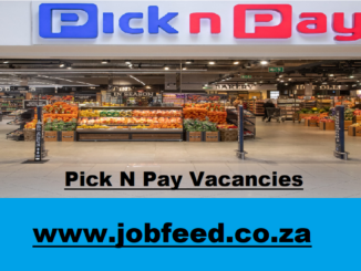 Pick N Pay Vacancies