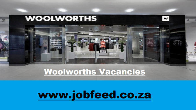 Woolworths Vacancies