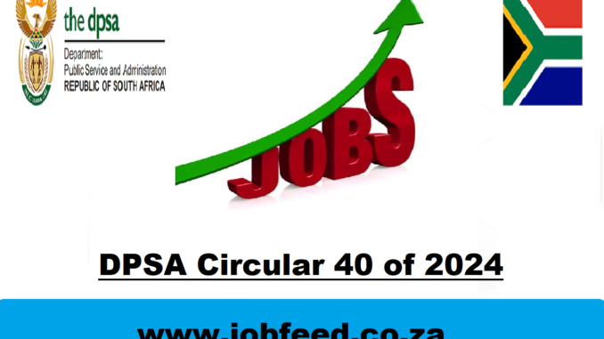 DPSA Circular 40 of 2024