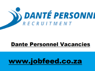 Dante Personnel Vacancies