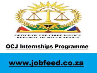 OCJ Internships Programme