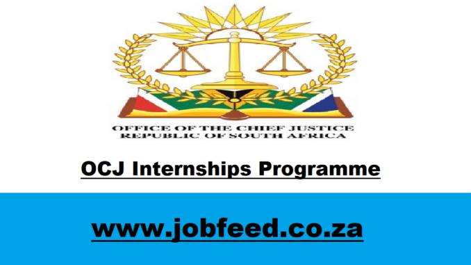 OCJ Internships Programme