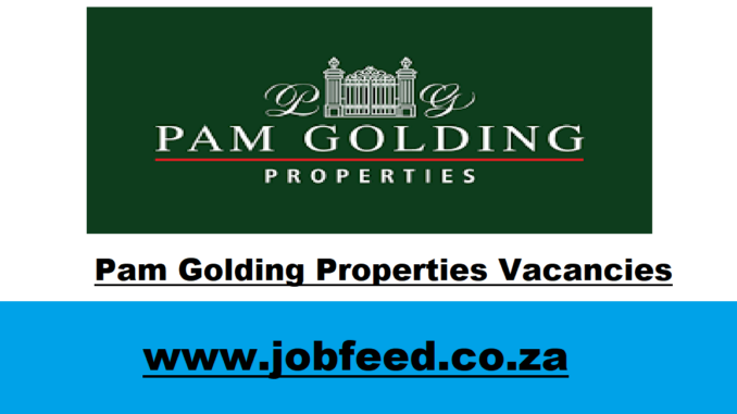 Pam Golding Properties Vacancies