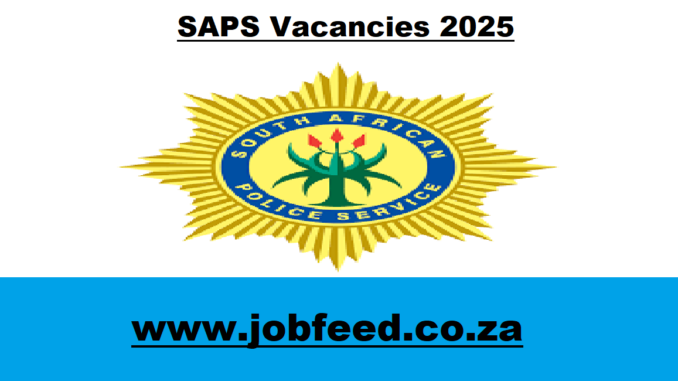 SAPS Vacancies 2025