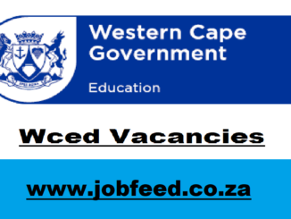 Wced Vacancies