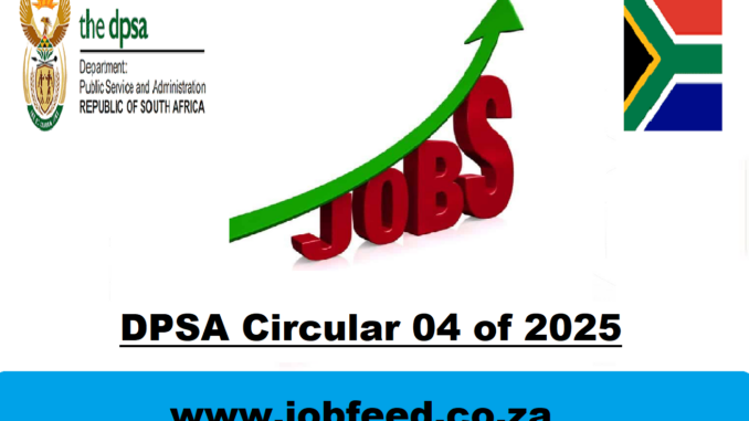 DPSA Circular 04 of 2025