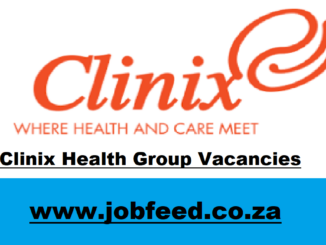 Clinix Health Group VacanciesClinix Health Group Vacancies