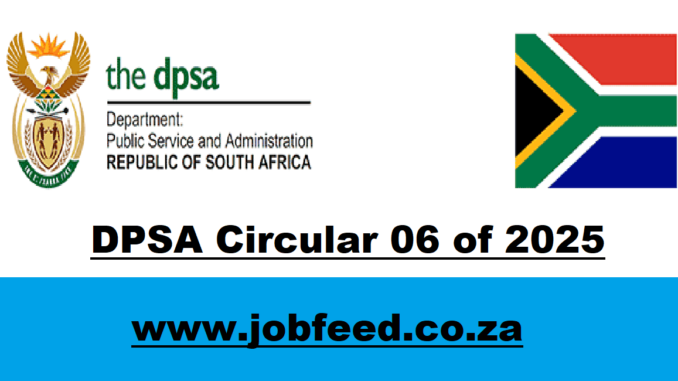 DPSA Circular 06 of 2025