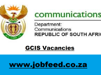 GCIS Vacancies