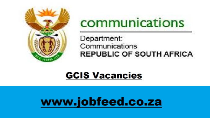 GCIS Vacancies