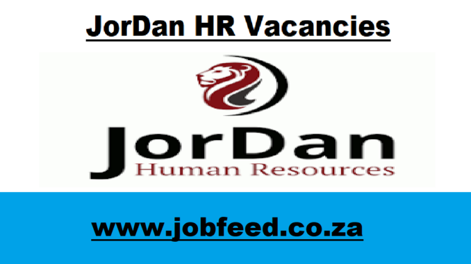 JorDan HR Vacancies