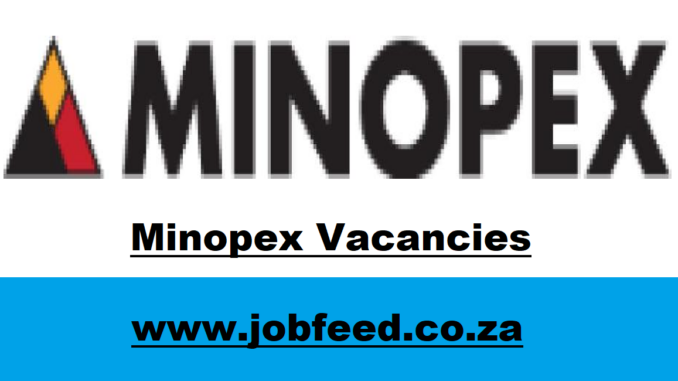 Minopex Vacancies