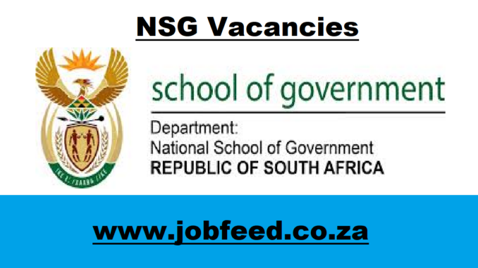 NSG Vacancies