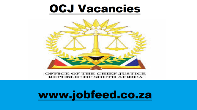 OCJ Vacancies