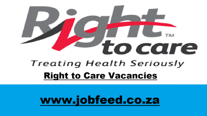 Right to Care Vacancies