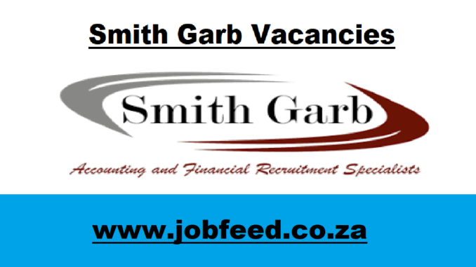 Smith Garb Vacancies