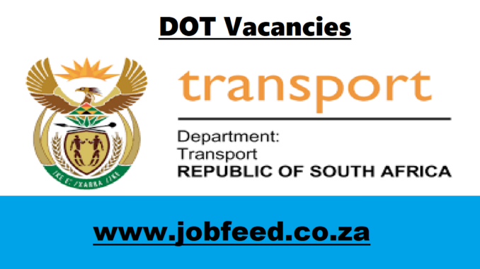 DOT Vacancies