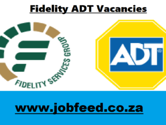 Fidelity ADT Vacancies