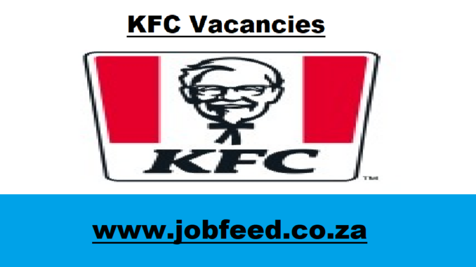 KFC Vacancies