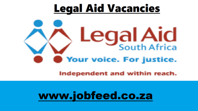 Legal Aid Vacancies