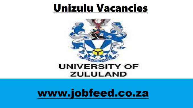 Unizulu Vacancies