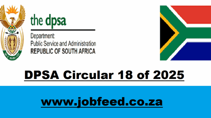 DPSA Circular 18 of 2025