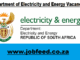 Department of Electricity and Energy Vacancies