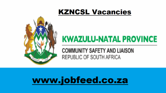KZNCSL Vacancies
