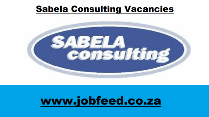 Sabela Consulting Vacancies