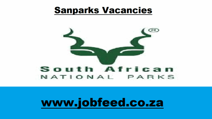 Sanparks Vacancies