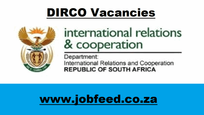 DIRCO Vacancies