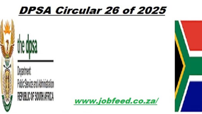 DPSA Circular 26 of 2025